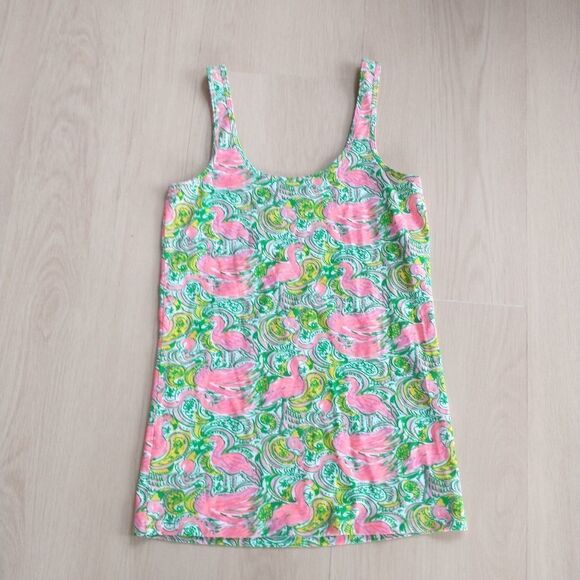 Lilly Pulitzer Tabbie Resort Flamingo tank S - Picture 3 of 3